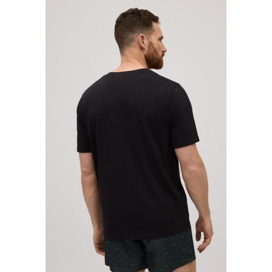 T-shirt preta S-XL - 90508PT