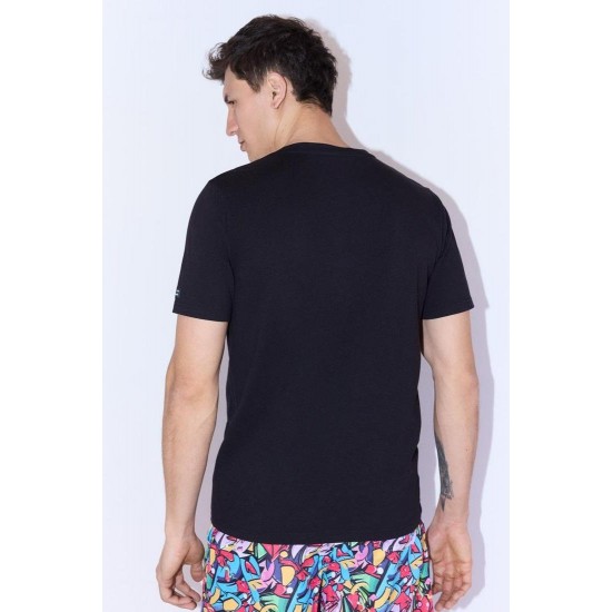 T-shirt preta S-XL - 90516PT