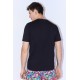 T-shirt preta S-XL - 90516PT