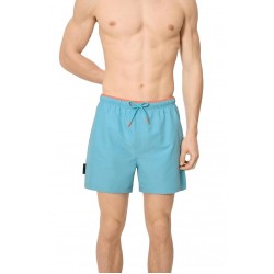 Calção de banho médio azul S-3XL - 90413