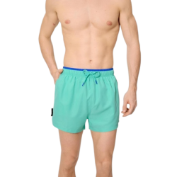 Calção de banho médio turquesa - S-XL - 90419