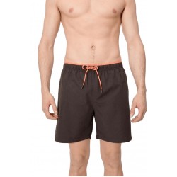Calção de banho longo preto c/forro S-3XL - 90445PT