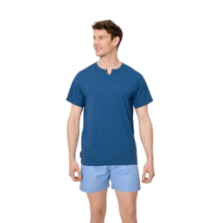 T-shirt azul S-XXL - 90533AZ