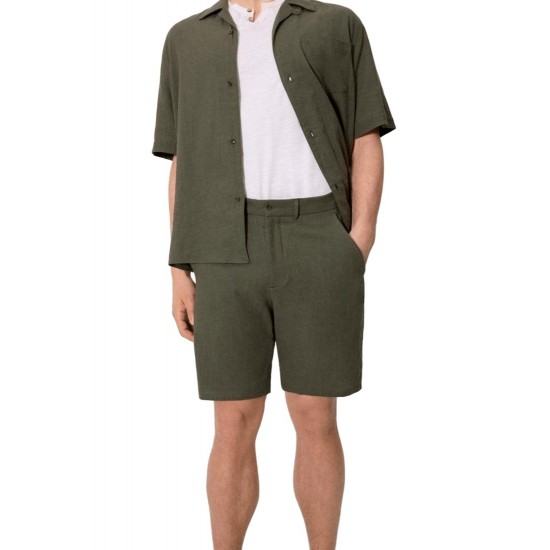 Calção short homem linho M-XXL - 90540VD