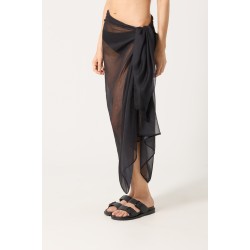 Pareo de praia negro - 86320