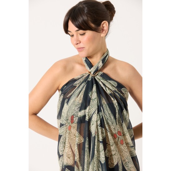 Pareo de praia estampado - 86330