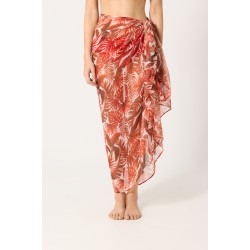 Pareo de praia estampado - 86364