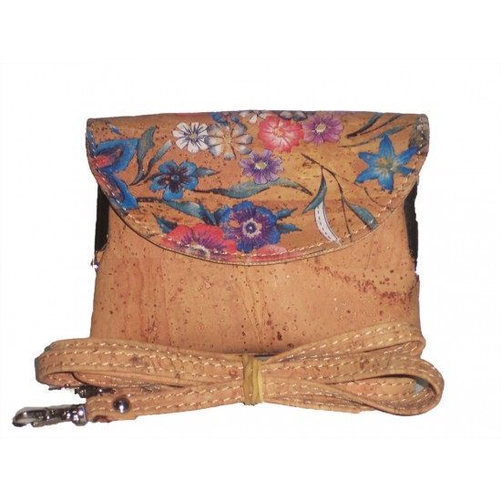 Bolsa a tiracolo em cortiça 12.5*9.5*3 cm 2023