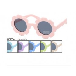 Óculos de sol polarizados em formato de flor criança sortidos 071034