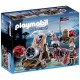 Playmobil med. cavaleiros falcão c/canhão 6038