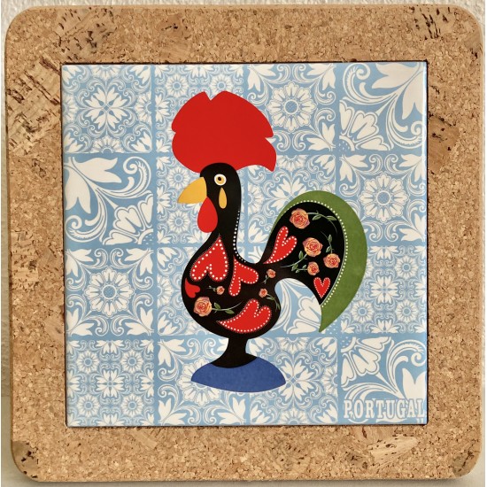 Base de azulejo c\cortiça 15*15cm