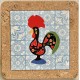 Base de azulejo c\cortiça 15*15cm